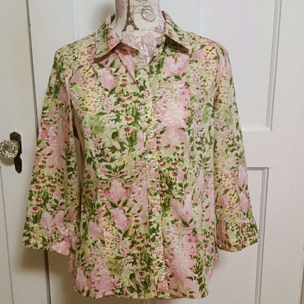 Talbots Shirt Medium Petite